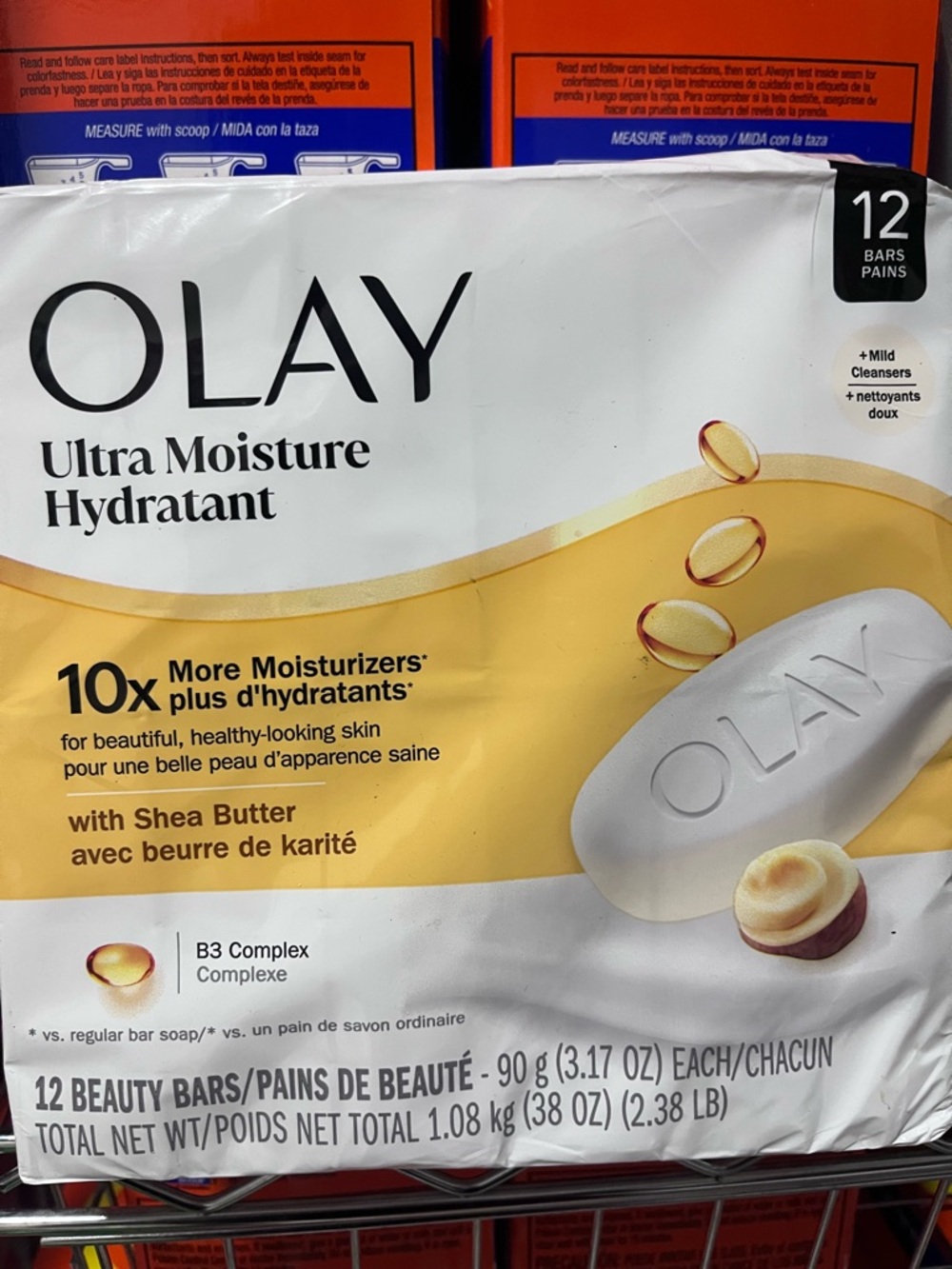 OLAY Ultra Moisture Hydratant Beauty Bars - White & Gold Accents